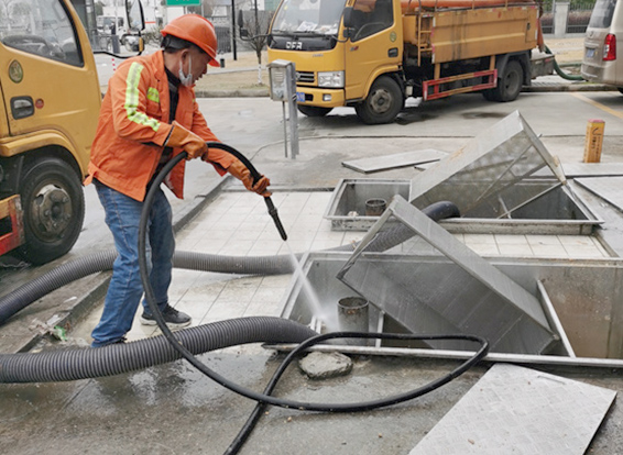 彭市镇隔油池清理